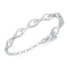 GUESS STEEL G CAMDEN JUBB06341JWRHL Βραχιόλι Ασημένιο Με Λογότυπα Με Πέτρες