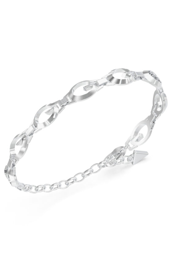 GUESS STEEL G CAMDEN JUBB06344JWRHL Βραχιόλι Ασημένιο Με Λογότυπα