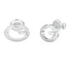 GUESS STEEL G CAMDEN JUBE06338JWRHT/U Σκουλαρίκια Ασημένια Με Πέτρες