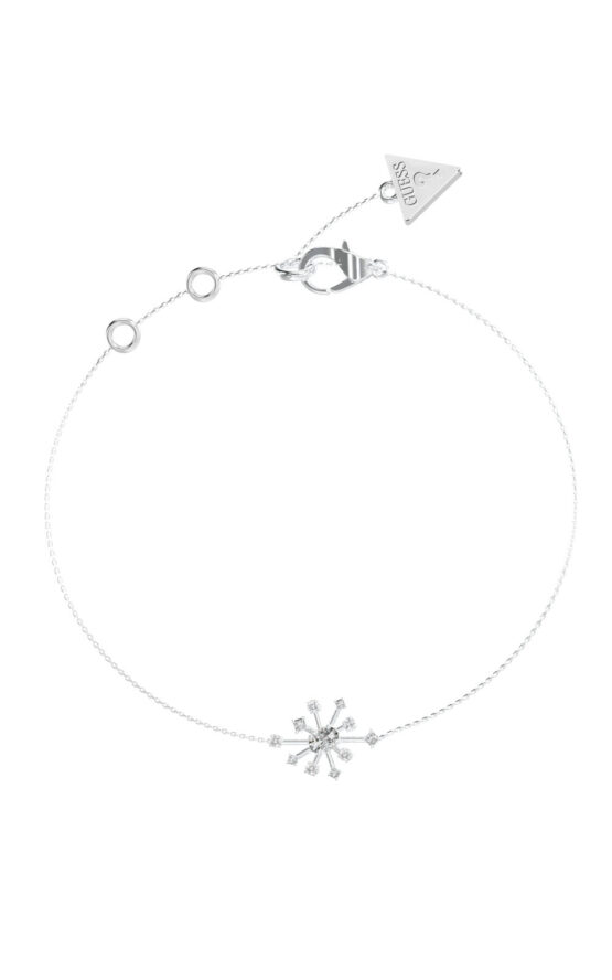 GUESS STEEL GALAXY JUBB05564JWRHL Βραχιόλι Χρυσό Ασημένιο Με Σχέδιο Με Πέτρες