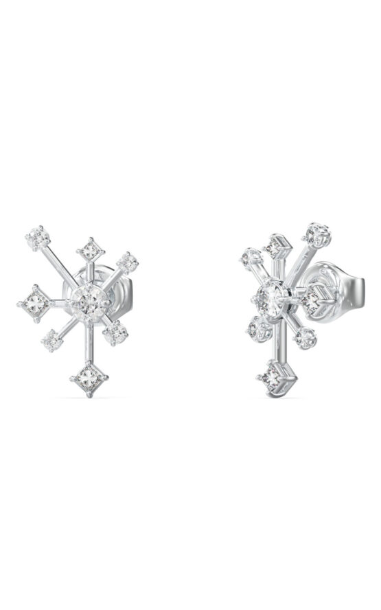 GUESS STEEL GALAXY JUBE05566JWRHT/U Σκουλαρίκια Ασημένια Με Πέτρες