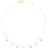 GUESS STEEL GOLDEN LOVE JUBN06448JWYGT/U Κολιέ Χρυσό Με Κρεμαστές Καρδιές