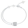 GUESS STEEL GUESS MY SECRET JUBB05418JWRHL Βραχιόλι Ασημένιο Με Λουκέτο Με Πέτρες
