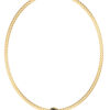 GUESS STEEL GUESS PANTHER JUMN06085JWYGT/U Κολιέ Χρυσό Με Πάνθηρα Και Λογότυπο