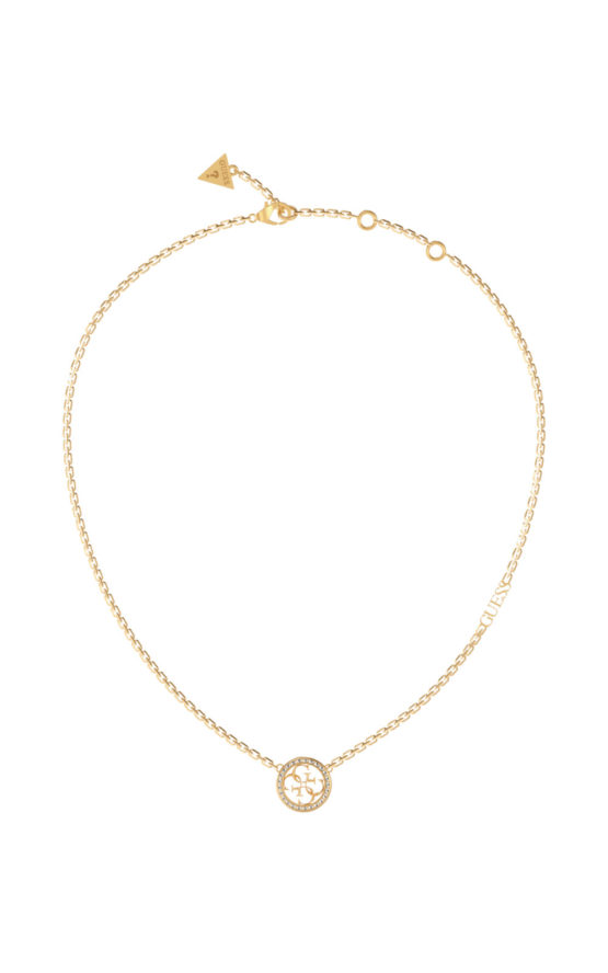 GUESS STEEL JUBN02141JWYGT-U Χρυσό Κολιέ Με Σχέδιο 4G