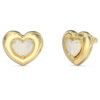 GUESS STEEL L.O.V.E. JUBE05459JWYGT/U Σκουλαρίκια Χρυσά Καρδιές