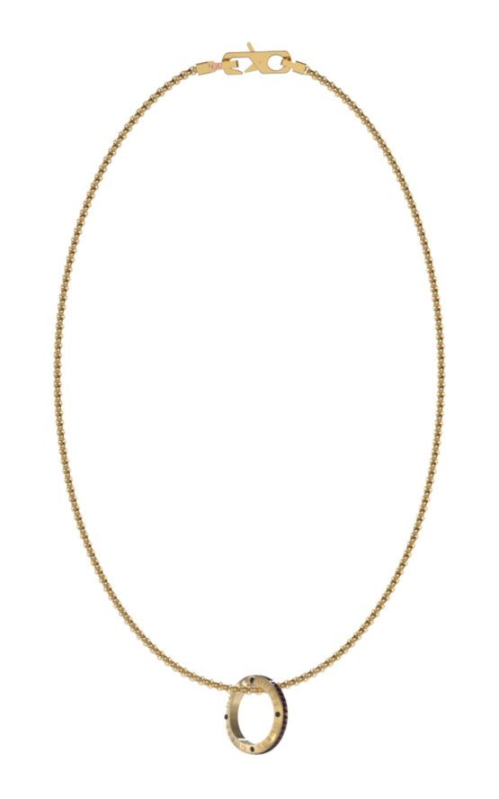 GUESS STEEL LEGACY JUMN03216JWYGBKT-U Χρυσό Κολιέ Με Κρεμαστό Σχέδιο