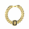 GUESS STEEL LION KING JUMB04001JWYGBKL Βραχιόλι Χρυσό  Με Λιοντάρι