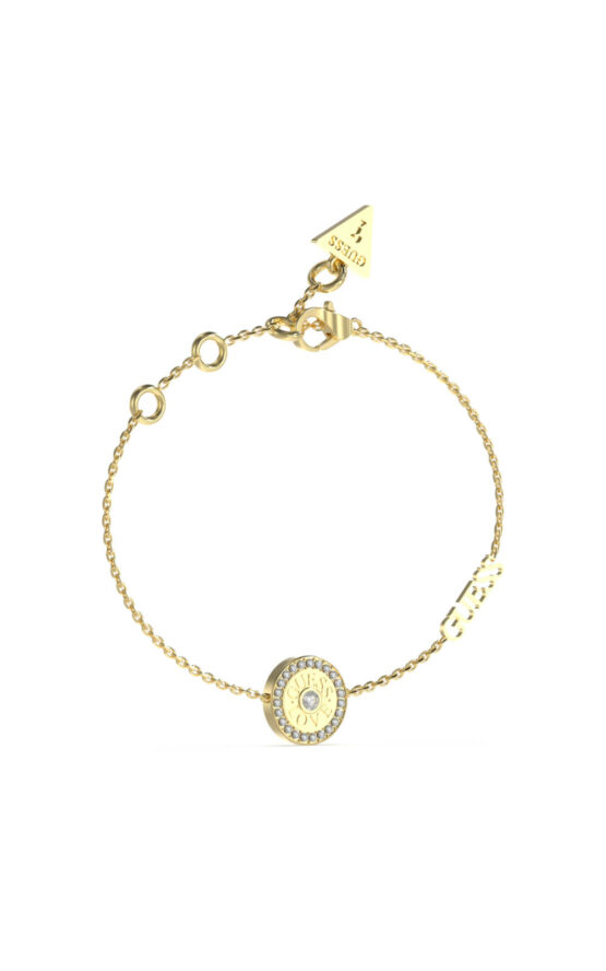 GUESS STEEL LOVE GUESS JUBB04082JWYGL Χρυσό Βραχιόλι Με Σχέδιο