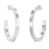 GUESS STEEL MADISON JUBE06437JWRHT/U Κρίκοι Ασημένιοι