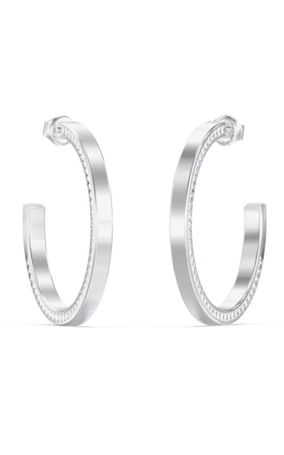 GUESS STEEL MADISON JUBE06437JWRHT/U Κρίκοι Ασημένιοι