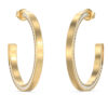 GUESS STEEL MADISON JUBE06437JWYGT/U Κρίκοι Χρυσοί Με Πέτρες