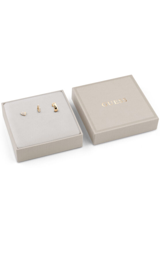 GUESS STEEL MADISON JUBS06057JWYGT/U Κουτάκι Με Χρυσά Σκουλαρίκια