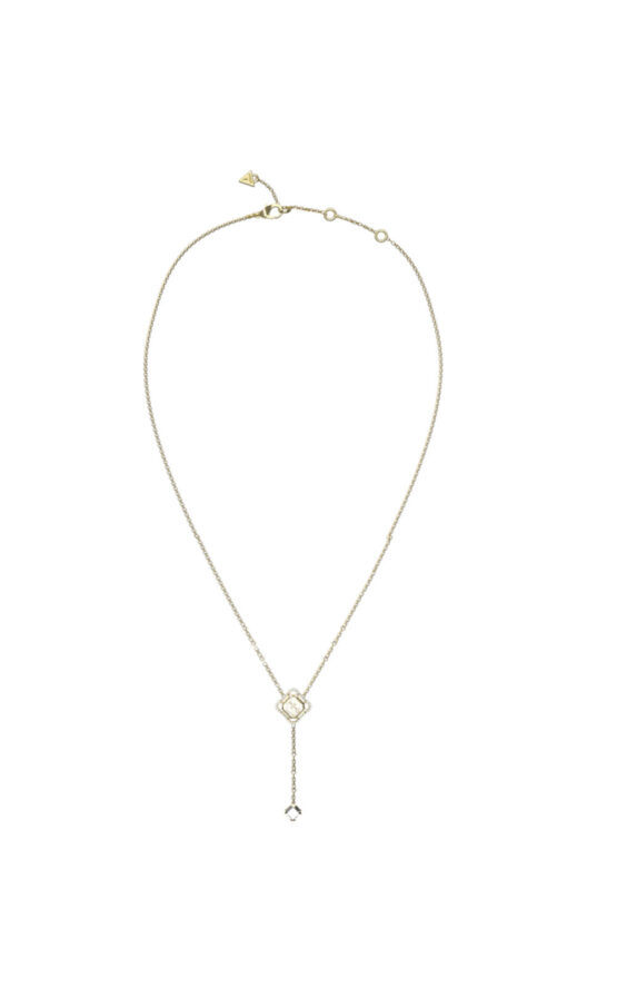 GUESS STEEL MAGNIFICA JUBN04482JWYGT/U Κολιέ Χρυσό Με Σχέδιο Με Πέτρες