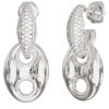 GUESS STEEL MARINA JUBE06221JWRHT/U Σκουλαρίκια Ασημένια Με Πέτρες