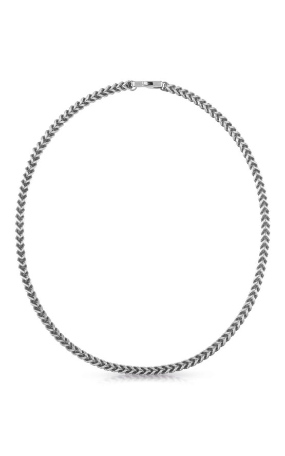 GUESS STEEL MY CHAINS JUMN01337JWSTT-U Κολιέ Ασημένια Αλυσίδα