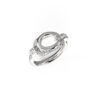 GUESS STEEL OH MY G JUBR04513JWRH-No.54 Δαχτυλίδι Ασημένιο Με Λογότυπο Με Πέτρες