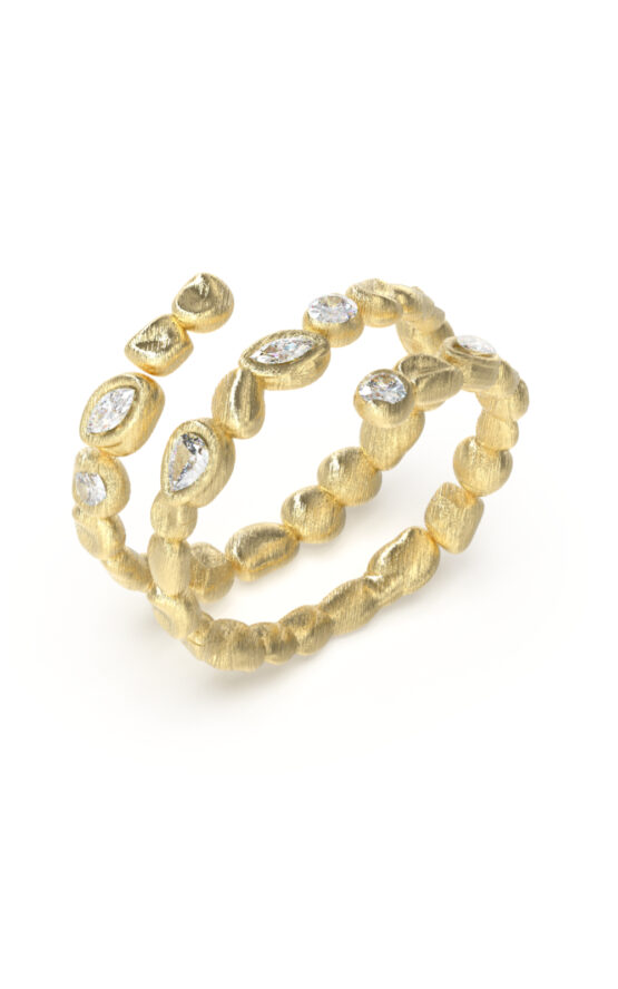 GUESS STEEL PANAREA JUBR05179JWYG52 Δαχτυλίδι Δίβερο Με Βότσαλα