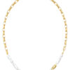 GUESS STEEL PEARLY JUBN06483JWYGT/U Κολιέ Χρυσό Με Άσπρες Πέρλες