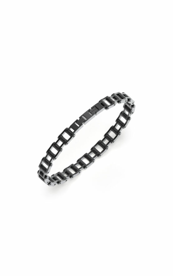 GUESS STEEL RACE GUESS JUMB04409JWGMT/U Χειροπέδα Μαύρη