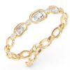 GUESS STEEL RADIOSA JUBB06383JWYGL Βραχιόλι Χρυσό Με Πέτρες