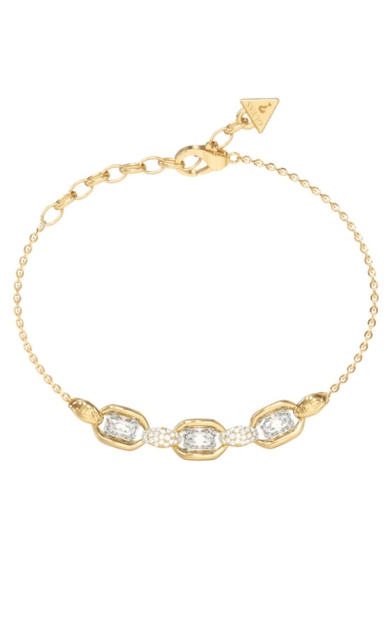 GUESS STEEL RADIOSA JUBB06388JWYGL Βραχιόλι Χρυσό Με Πέτρες