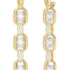 GUESS STEEL RADIOSA JUBE06384JWYGT/U Σκουλαρίκια Χρυσά Με Πέτρες