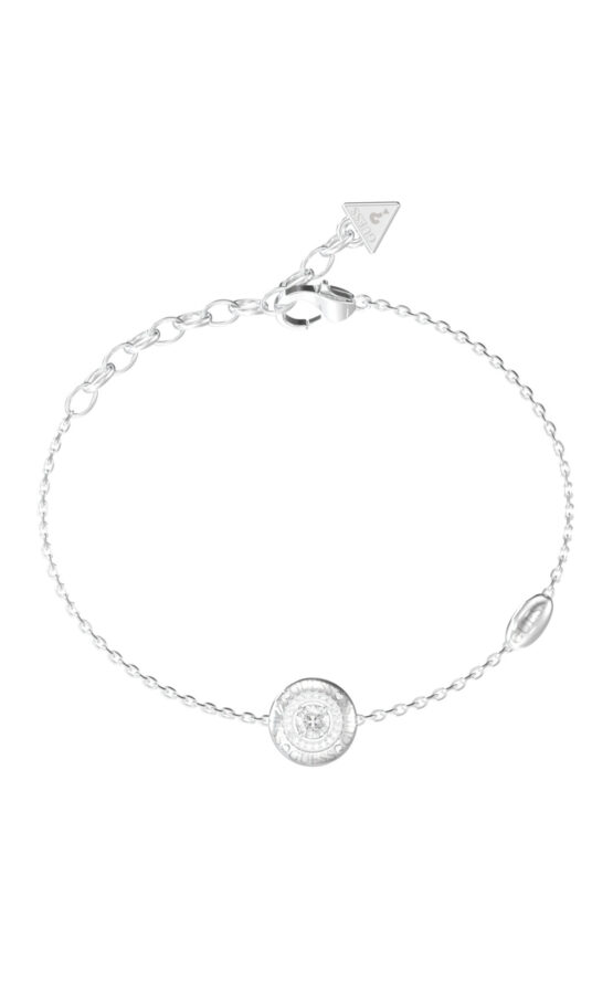 GUESS STEEL SPARKS JUBB06288JWRHL Βραχιόλι Ασημένιο Με Σχέδιο Με Λογότυπο