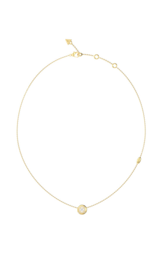 GUESS STEEL SPARKS JUBN06287JWYGT/U Κολιέ Χρυσό Με Σχέδιο