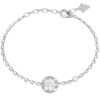 GUESS STEEL SPINNING BLOOM JUBB06462JWRHL Βραχιόλι Ασημένιο Με Σχέδιο Με Πέτρες