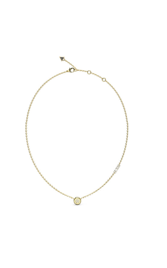 GUESS STEEL STYLISH GUESS JUBN04593JWYGT/U Κολιέ Χρυσό Με Σχέδιο Και Λογότυπο