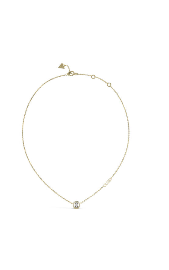 GUESS STEEL TINY DANCER JUBN04652JWYGT/U Κολιέ Χρυσό Με Σχέδιο Με Πέτρες