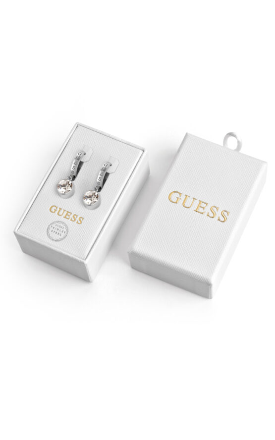 GUESS STEEL TOC JUBS01800JWRHT/U Σκουλαρίκια Ασημένια