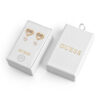 GUESS STEEL TOC JUBS01811JWYGT/U Κουτάκι Με Δύο Ζευγάρια Χρυσά Σκουλαρίκια