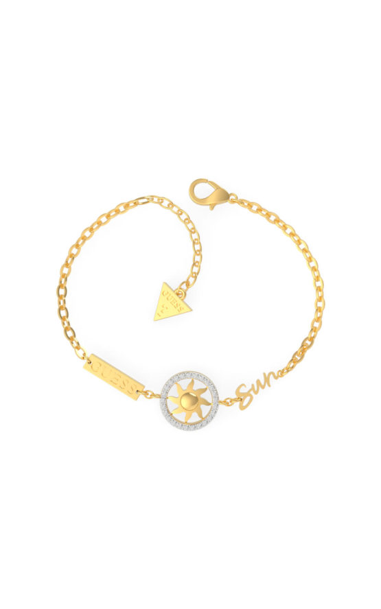 GUESS STEEL UBS29037-S Ασημένιο Βραχιόλι Sun