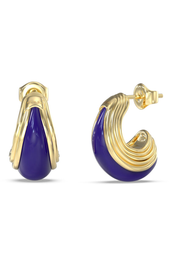 GUESS STEEL VIVA SOLEIL JUBE06153JWYGBLT/U Κρίκοι Δίχρωμοι