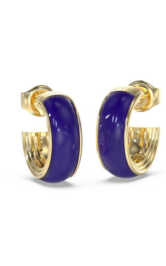 GUESS STEEL VIVA SOLEIL JUBE06155JWYGBLT/U Κρίκοι Δίχρωμοι