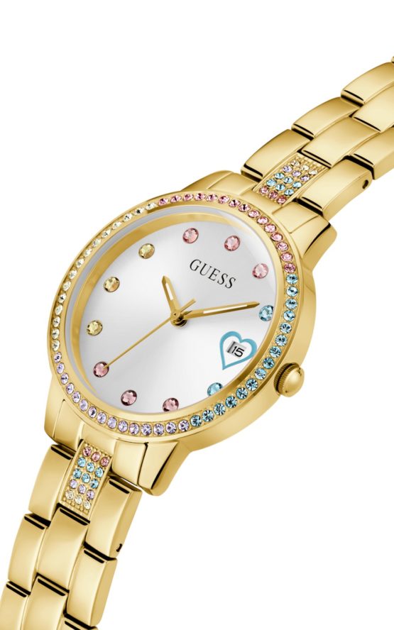 GUESS THREE OF HEARTS GW0657L2 Γυναικείο Ρολόι Quartz Ακριβείας_3