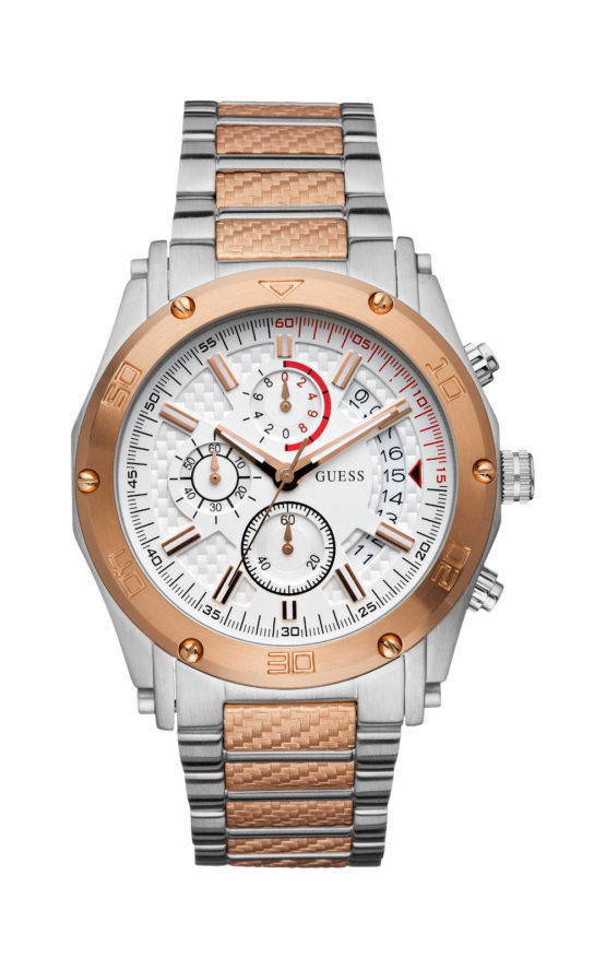 GUESS VORTEX W25091G1 Ανδρικό Ρολόι Quartz Χρονογράφος Ακριβείας