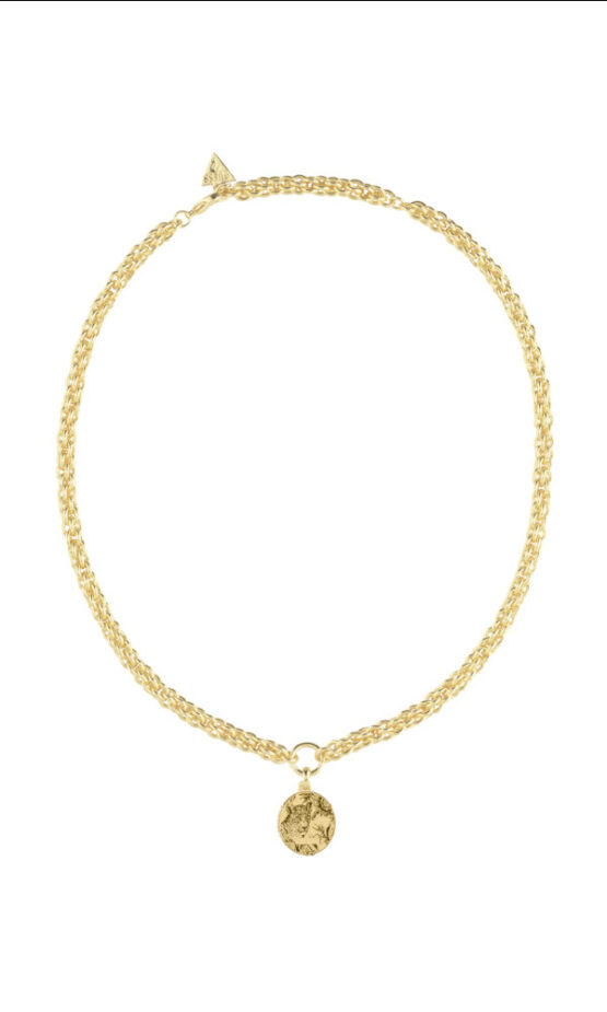 GUESS STEEL MOMPRACEM JUBN04120JWYGBKT/U Χρυσό Κολιέ Με Κρεμαστό Σχέδιο