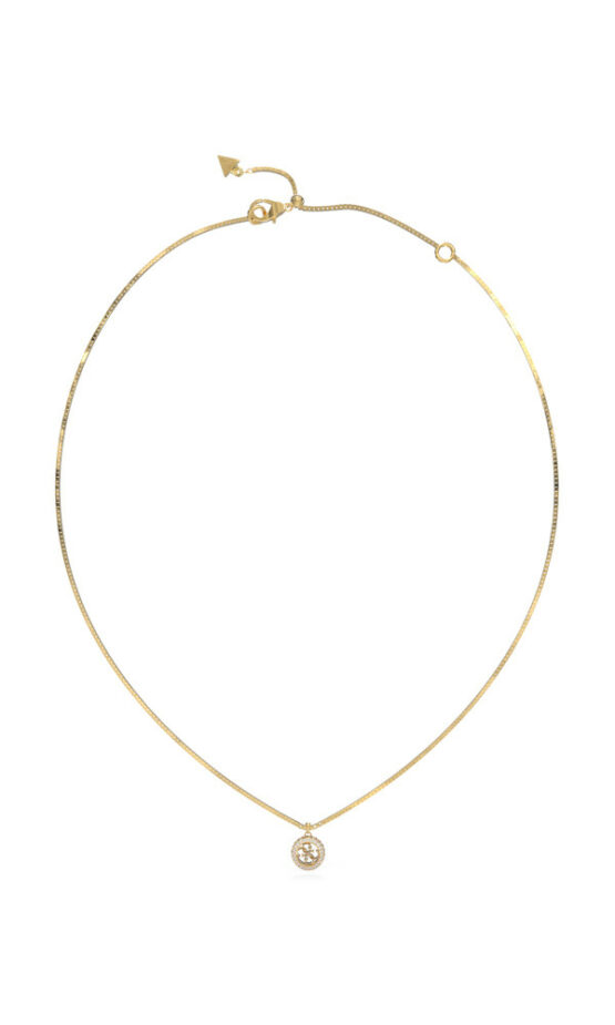 GUESS STEEL 4G CRUSH JUBN04162JWYGT/U Χρυσό Κολιέ Με Κρεμαστό Σχέδιο