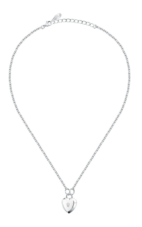 KARL LAGERFELD CHARMS KLAYD08 Γυναικείο Κολιέ Ασημένιο Με Καρδιά