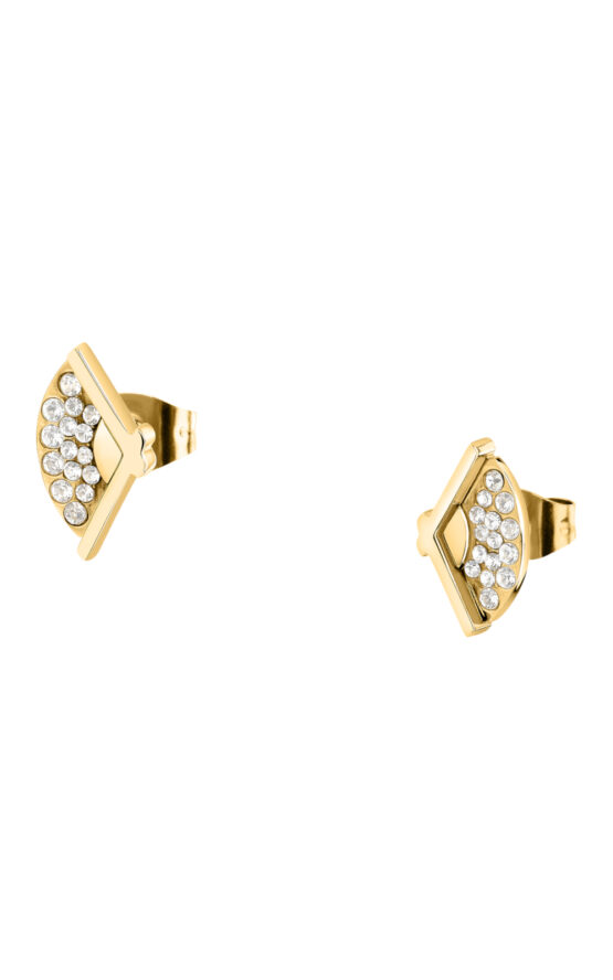 KARL LAGERFELD CHARMS KLAYD24 Γυναικεία Σκουλαρίκια Χρυσά Με Πέτρες