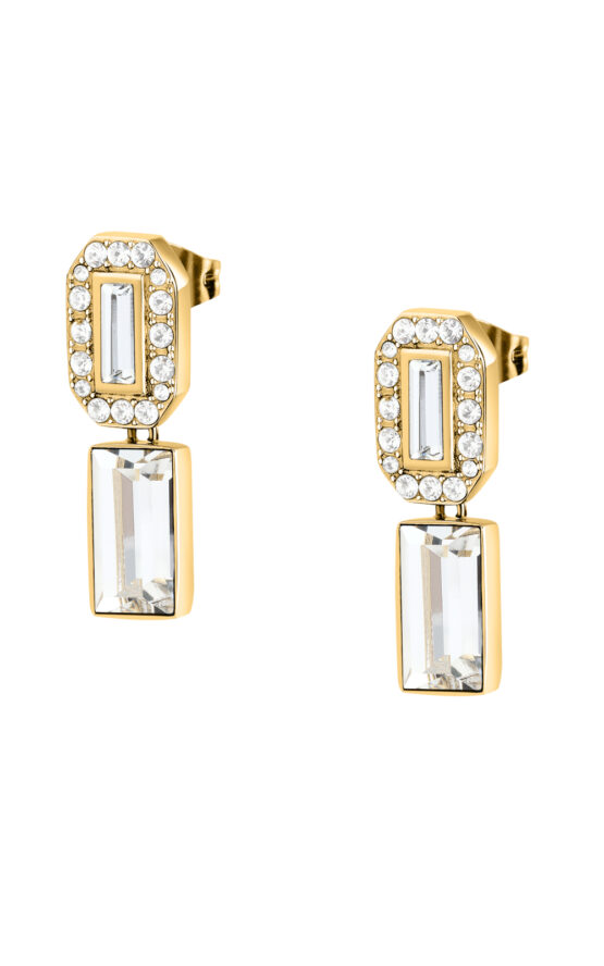 KARL LAGERFELD CRYSTALS KLAYC40 Γυναικεία Σκουλαρίκια Χρυσά Με Πέτρες