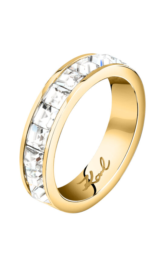 KARL LAGERFELD CRYSTALS KLAYC48016 Γυναικείο Δαχτυλίδι Χρυσό Με Πέτρες