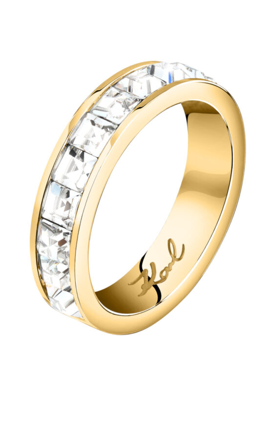 KARL LAGERFELD CRYSTALS KLAYC48018 Γυναικείο Δαχτυλίδι Χρυσό Με Πέτρες