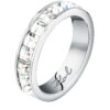 KARL LAGERFELD CRYSTALS KLAYC51014 Γυναικείο Δαχτυλίδι Ασημένιο Με Πέτρες