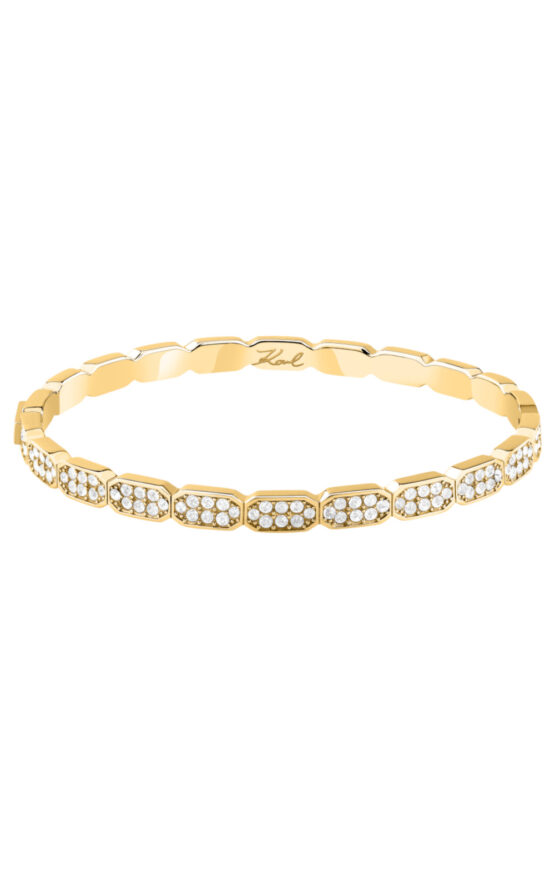 KARL LAGERFELD CRYSTALS KLAYC59 Γυναικείο Βραχιόλι Χρυσό Με Πέτρες