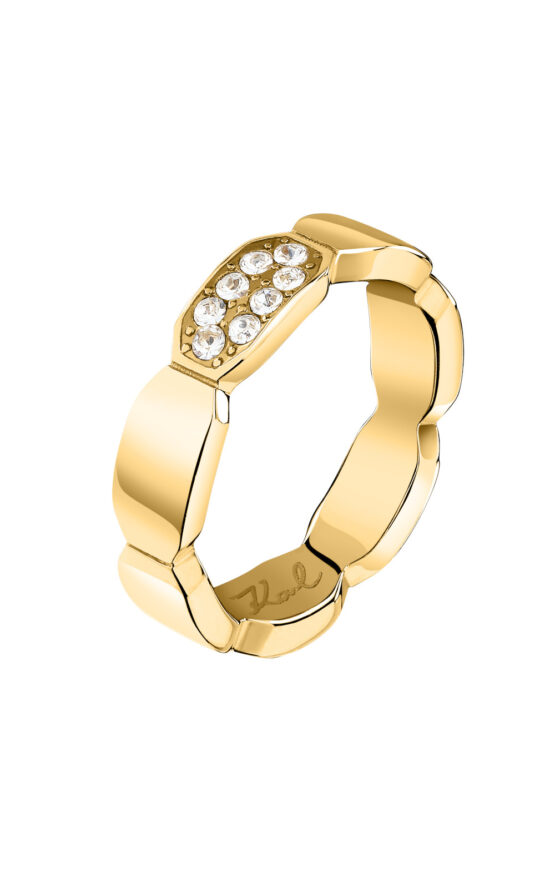 KARL LAGERFELD CRYSTALS KLAYC62016 Γυναικείο Δαχτυλίδι Χρυσό Με Πέτρες