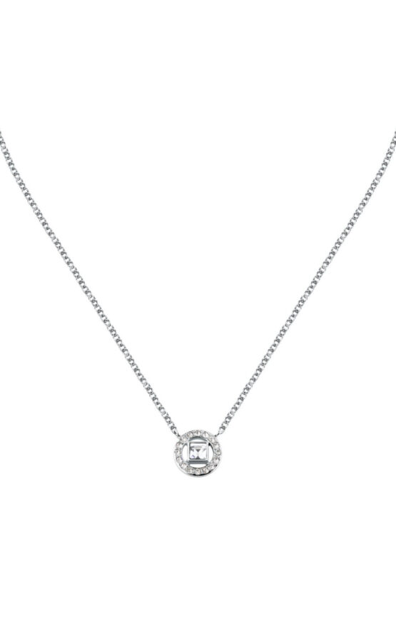 KARL LAGERFELD ILLUME KLBJX05 Γυναικείο Κολιέ Ασημένιο Με Πέτρες